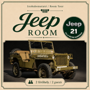 Jeep szoba (2 férőhelyes)