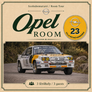 Opel szoba ( 4 férőhelyes)