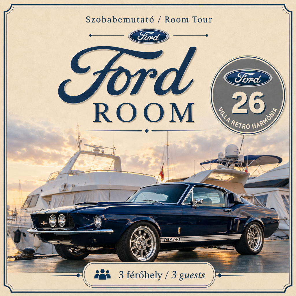 Villa Retro Harmónia – Ford ( 4 férőhelyes)